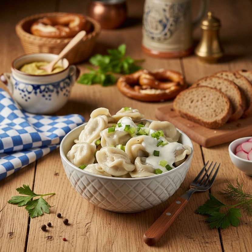 Wareniki mit Kartoffeln (6 Stück)