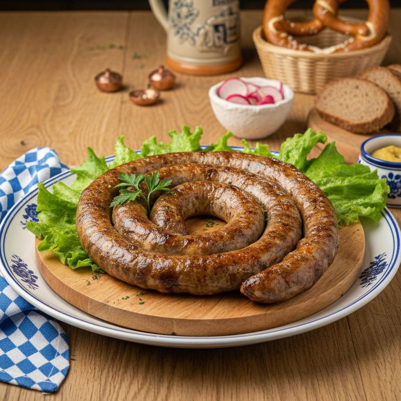 Hausgemachte Wurst nach ukrainischer Art