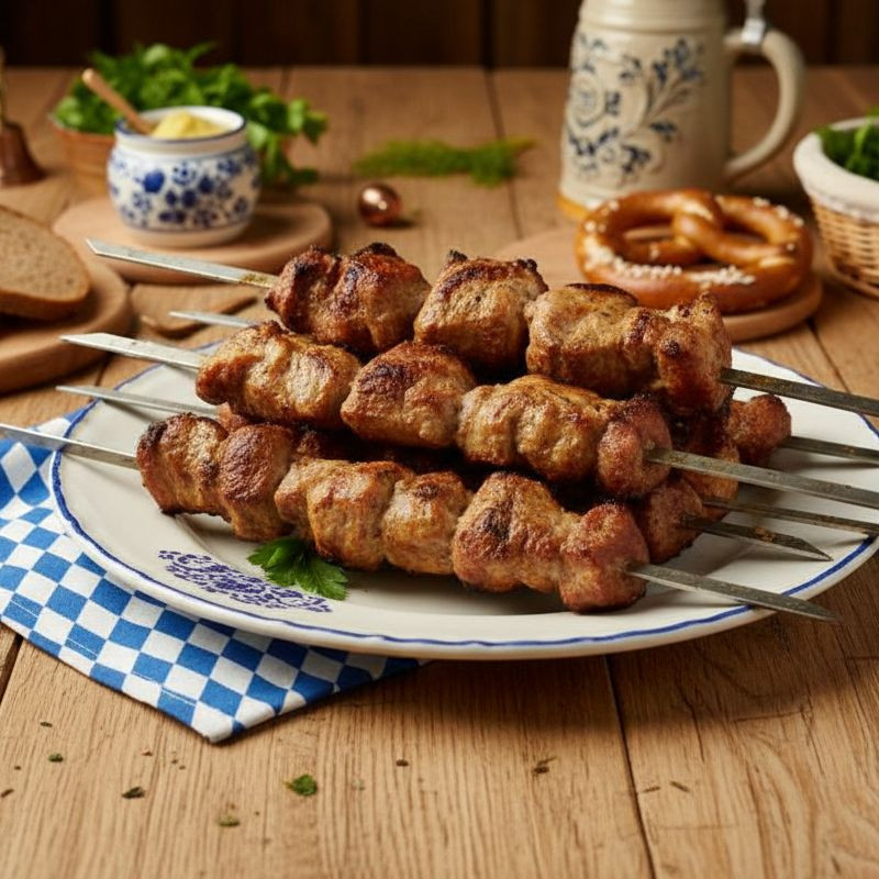 Schaschlik vom Schwein